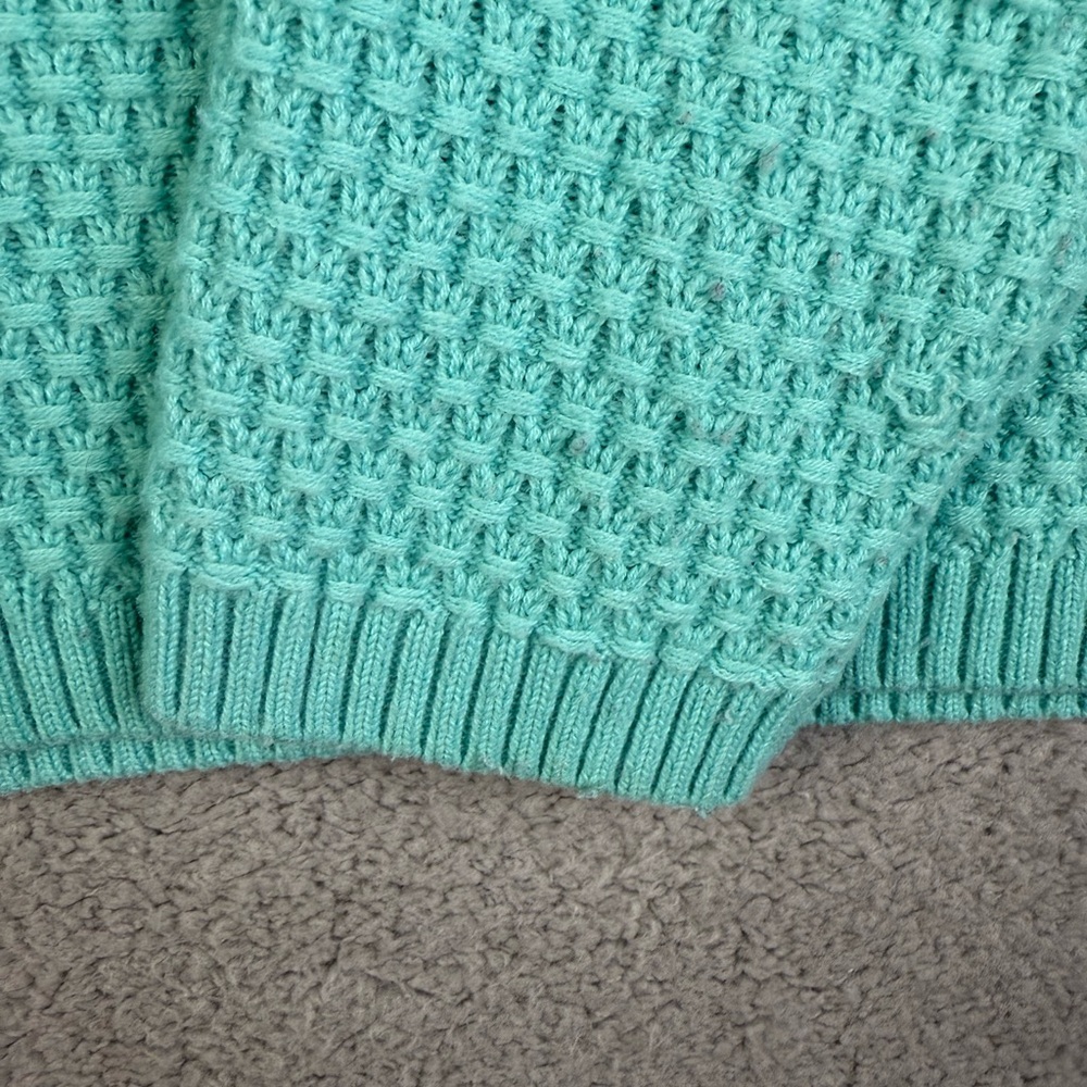Talbots lambs wool sweater mint green size XL - Picture 2 of 9